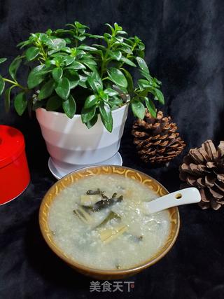 菜干花生粥的做法步骤:5