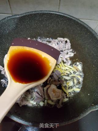 鸡胗扒青瓜的做法步骤:9