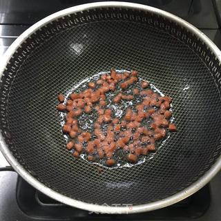 香芹火腿炒饭的做法步骤：4