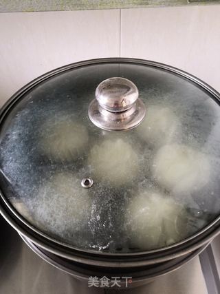 梅干菜豇豆肉包的做法步骤:25