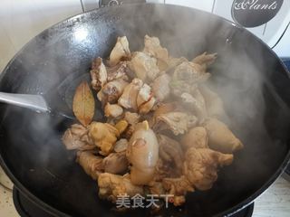 香菇土豆炖鸡块的做法步骤:7