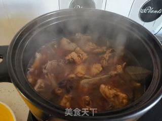 香菇土豆炖鸡块的做法步骤:9
