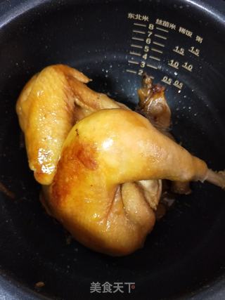 电饭锅盐焗鸡的做法步骤:9