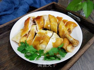 电饭锅盐焗鸡的做法步骤:10