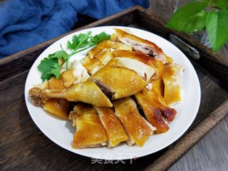 电饭锅盐焗鸡的做法步骤:11