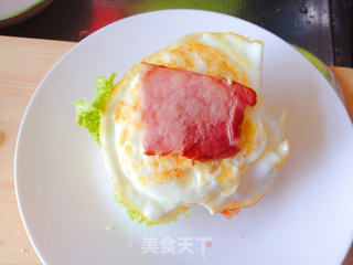 培根鸡蛋汉堡的做法步骤:4