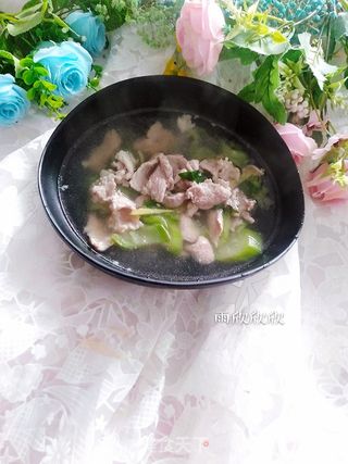 丝瓜肉片汤的做法步骤：10