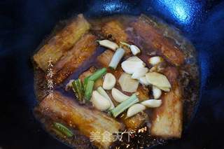 醋焖带鱼的做法步骤:8
