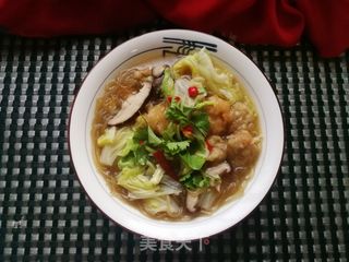 香菇白菜炖鸡块的做法步骤:11