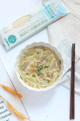 榨菜肉丝面的做法步骤:8