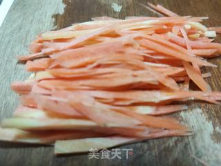 虾仁荞麦凉面的做法步骤:3