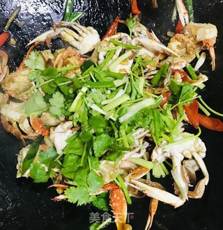 炒螃蟹的做法步骤：10