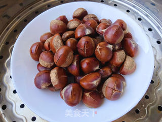 无糖炒栗子的做法步骤:4