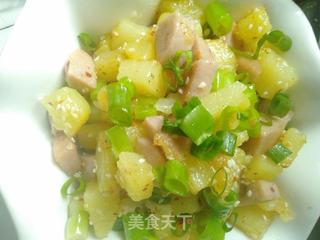 小炒土豆丁的做法步骤:11