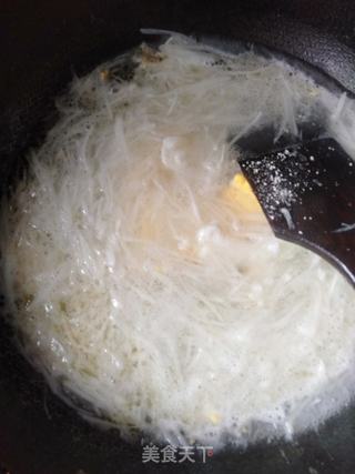 萝卜丝豌豆尖汤的做法步骤:9