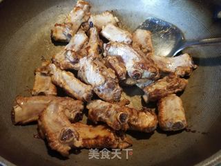 南瓜烧排骨的做法步骤:6