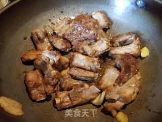 南瓜烧排骨的做法步骤:8