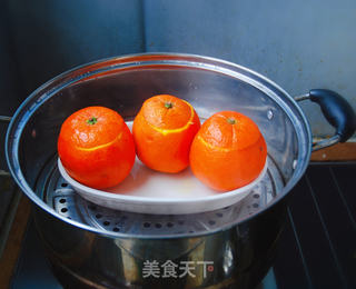 鲜橙蒸蛋的做法步骤:5