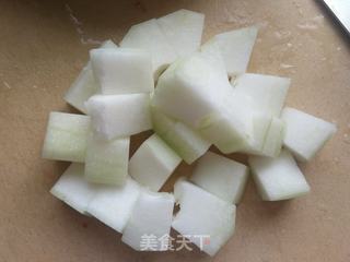 冬瓜炖粉条的做法步骤:2