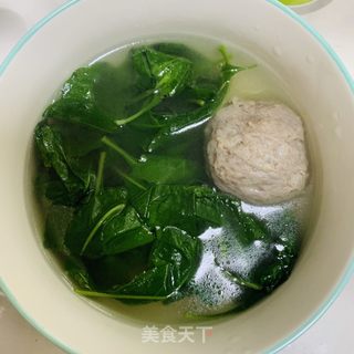 牛肉丸枸杞汤的做法步骤：6