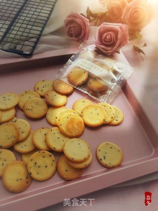 芝麻饼干的做法步骤:9