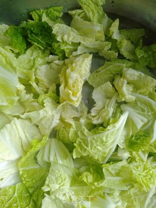五花肉炖大白菜的做法步骤:3