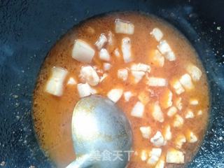 五花肉炖大白菜的做法步骤:7
