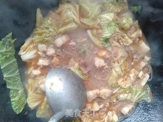 五花肉炖大白菜的做法步骤:11