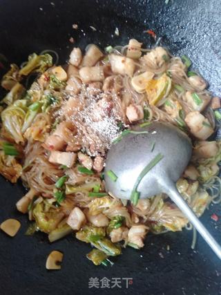 五花肉炖大白菜的做法步骤:13