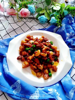 小煎五花肉的做法步骤:12