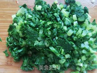 萝卜缨香菇豆腐粉条包的做法步骤:11