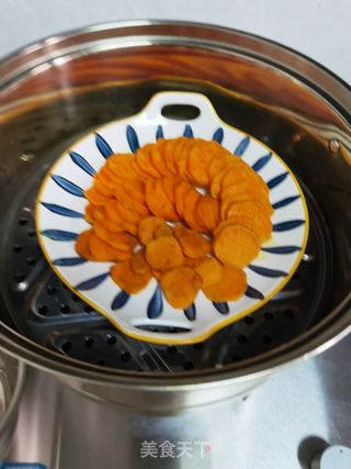 红薯芝麻饼的做法步骤:4