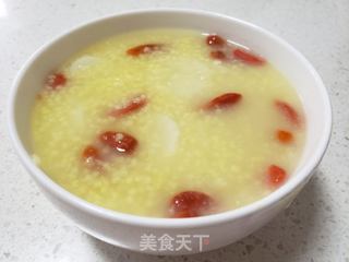 小米山药粥的做法步骤:6
