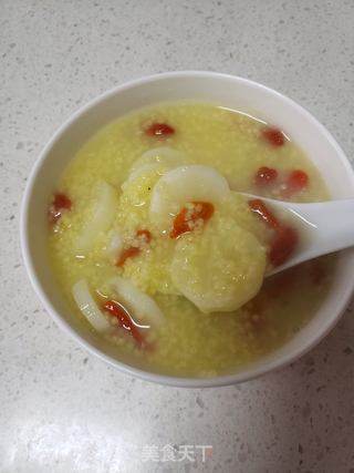 小米山药粥的做法步骤:7