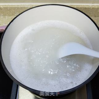 萝卜蛋丝粥的做法步骤:6