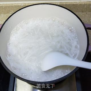 萝卜蛋丝粥的做法步骤:11
