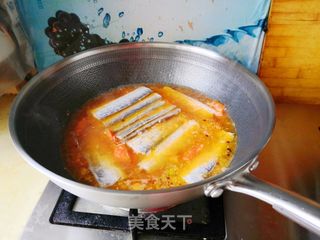 茄汁带鱼的做法步骤:6