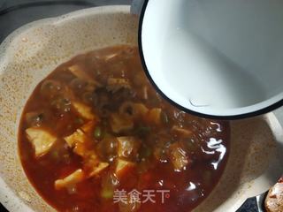 麻婆豆腐烧毛豆的做法步骤:10