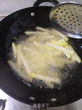 自制薯条的做法步骤:13