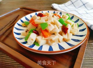 酸辣藕丁的做法步骤:10