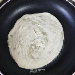 鸡蛋火腿煎饼 的做法步骤：5