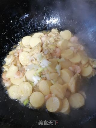 虾仁烧日式豆腐的做法步骤：9