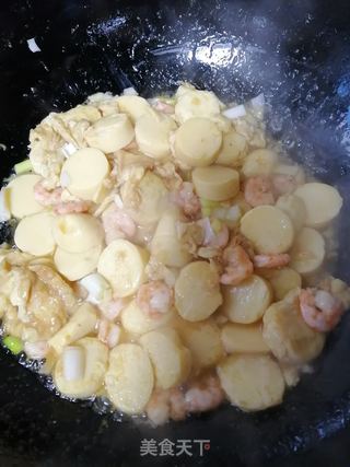 虾仁烧日式豆腐的做法步骤：10
