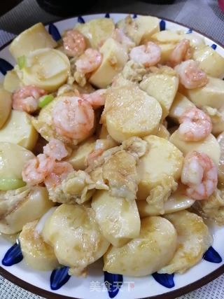 虾仁烧日式豆腐的做法步骤：11