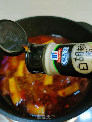 香辣肉末茄子焖面的做法步骤:12