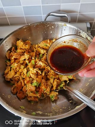 秘制磷虾炒蛋的做法步骤:10