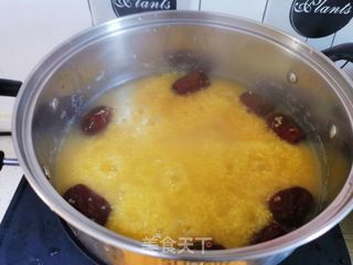 山药红枣小米粥的做法步骤:8