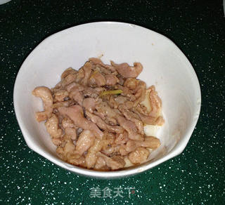 芫爆肉丝的做法步骤:7
