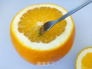 盐蒸橙子的做法步骤:4