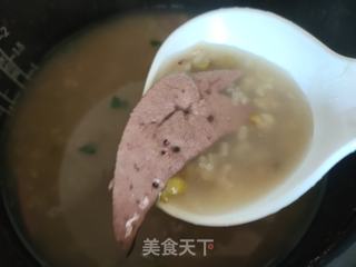 猪肝绿豆粥的做法步骤：7